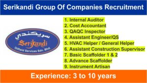 Serikandi Group Of Companies Recruitment 2024