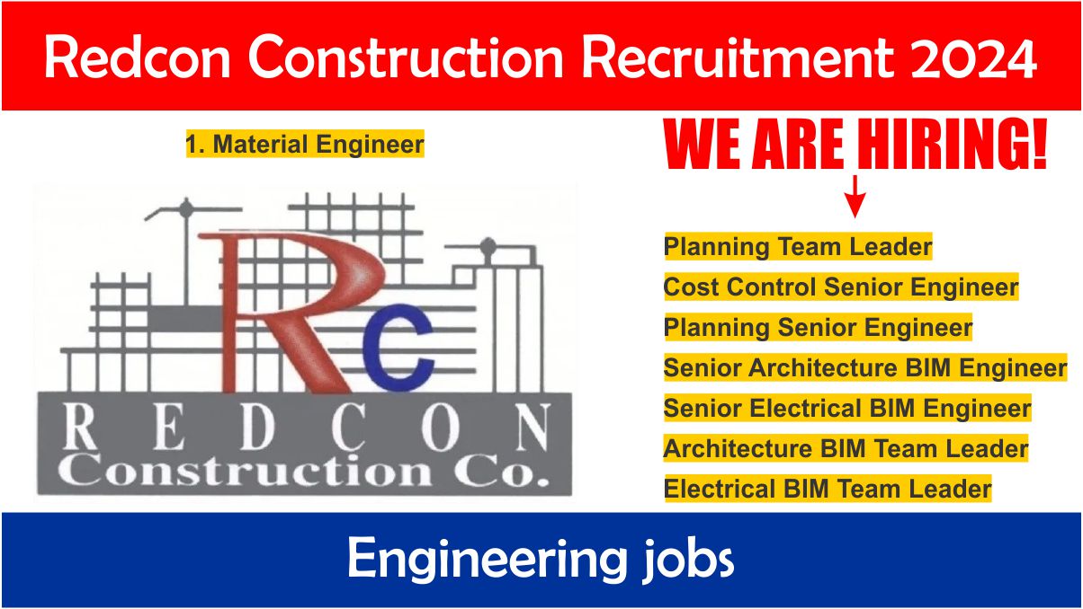 Redcon Construction Recruitment 2024,