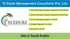 SS Eduks Management Consultants Pvt. Ltd. Recruitment 2024