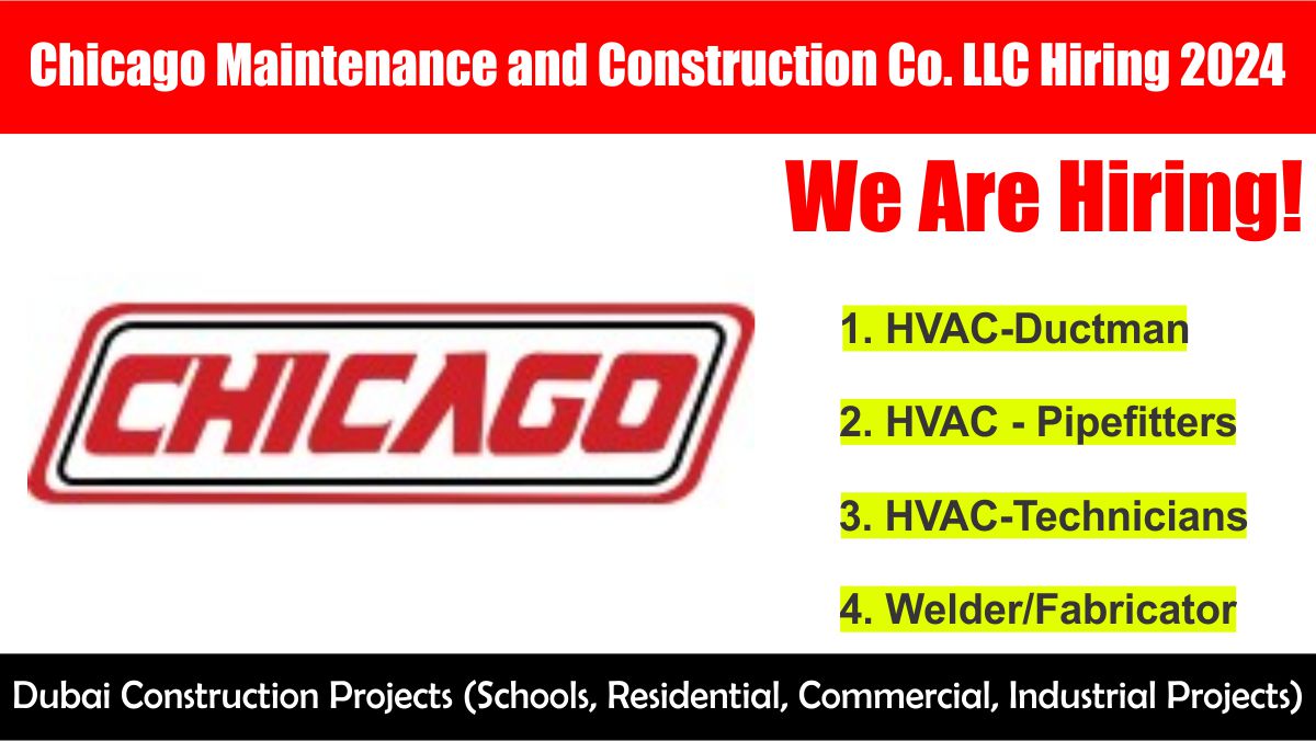 Chicago Maintenance and Construction Co. LLC Hiring 2024