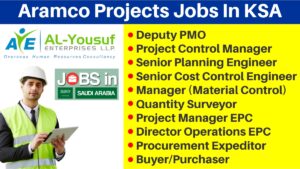 Aramco Projects Jobs In KSA