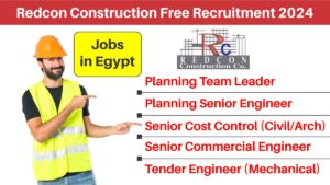 Redcon Construction Free Recruitment 2024