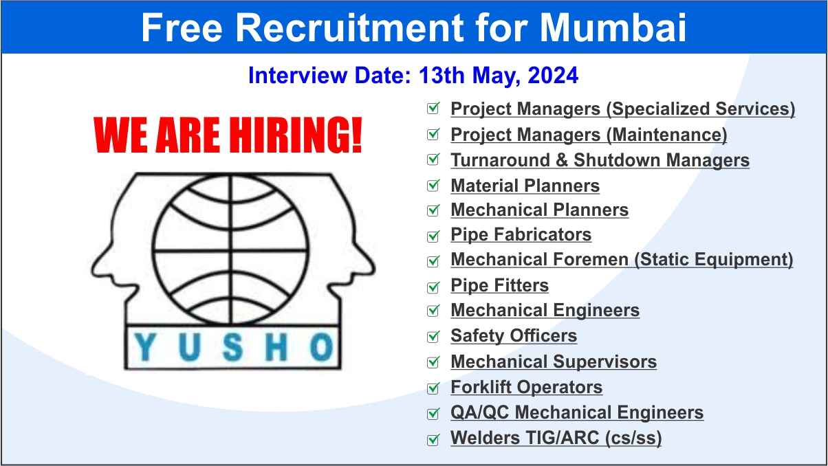 Free Recruitment for Mumbai