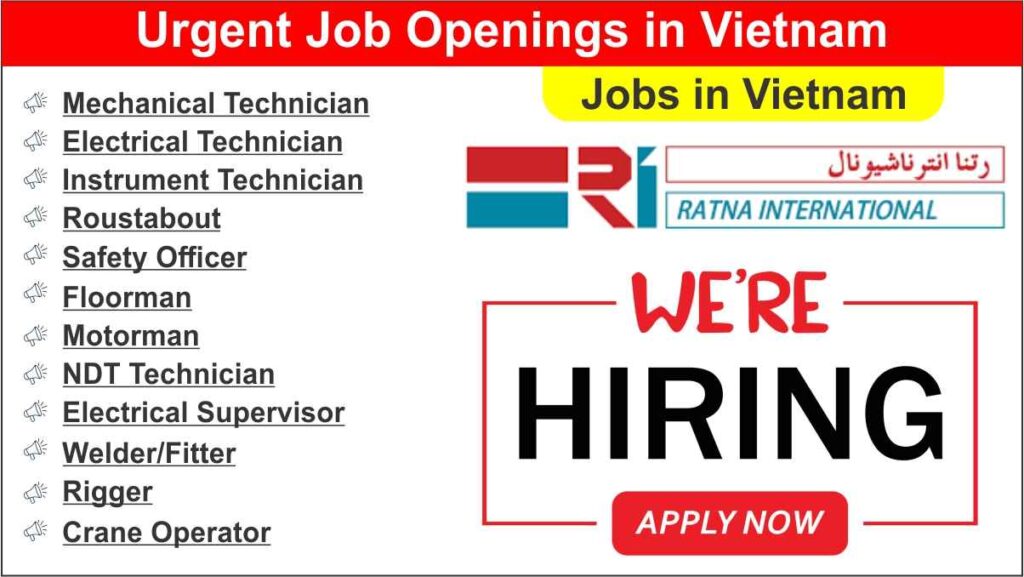 Urgent Job Openings in Vietnam