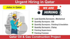 Urgent Hiring in Qatar