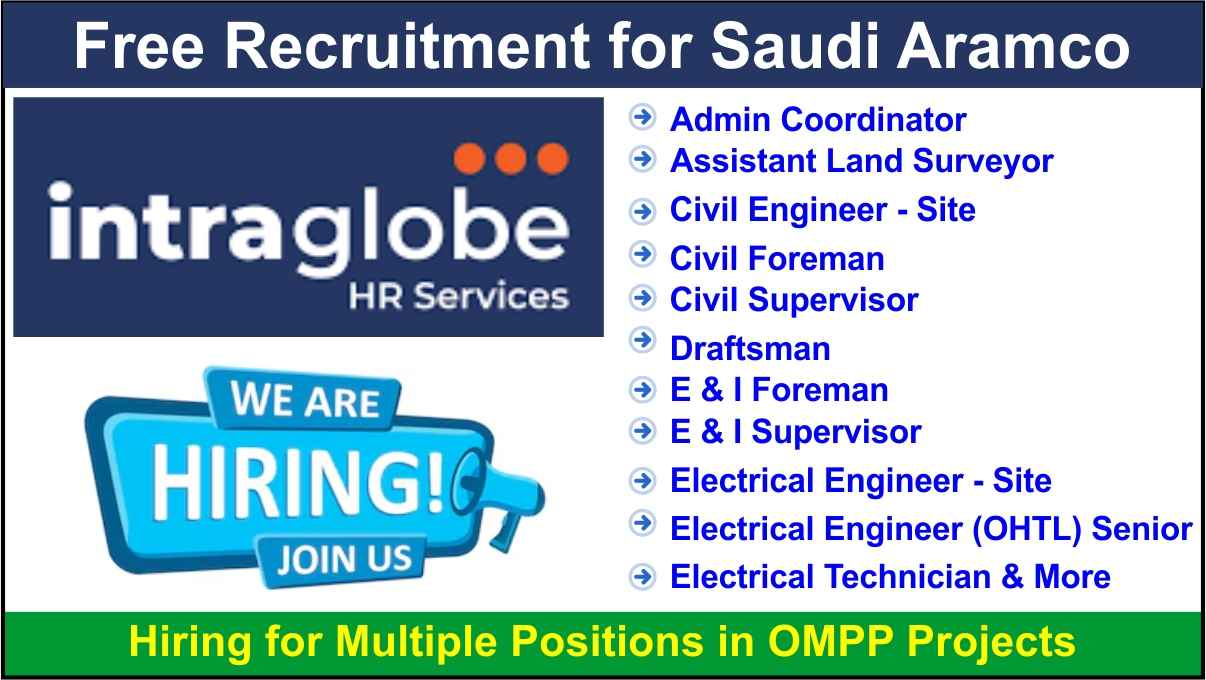 Free Recruitment for Saudi Aramco