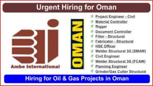 Urgent Hiring for Oman