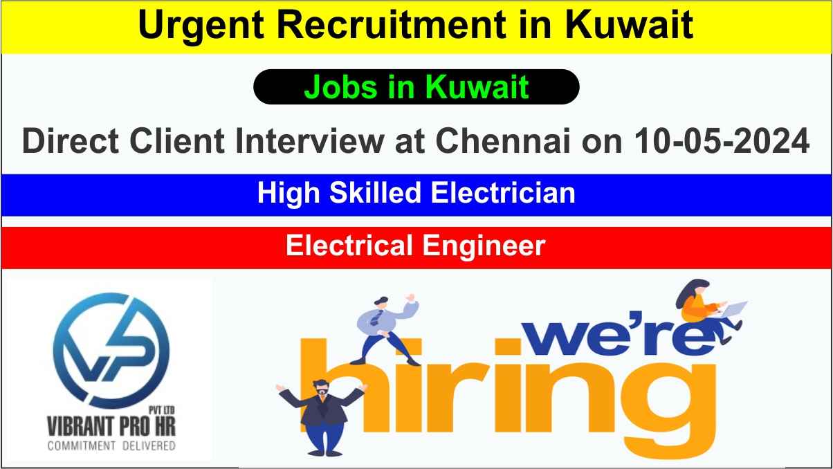 Urgent Recruitment in Kuwait