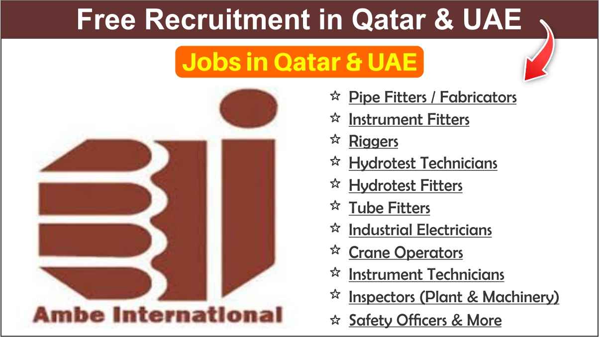 Free Recruitment in Qatar & UAE