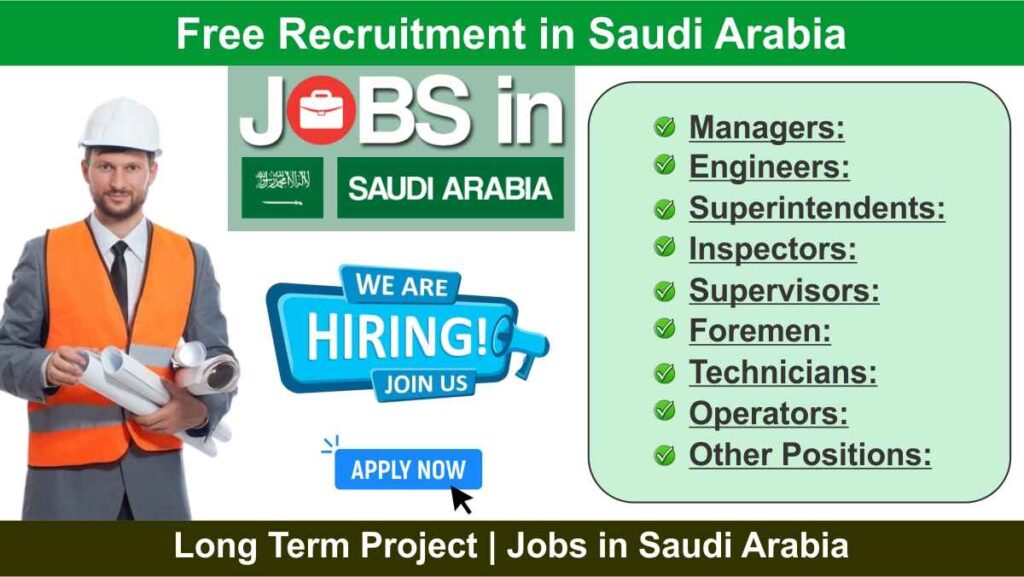 Free Recruitment in Saudi Arabia