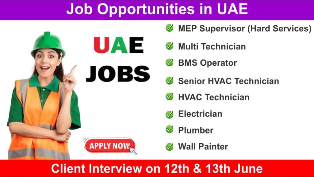 Job Opportunities in UAE