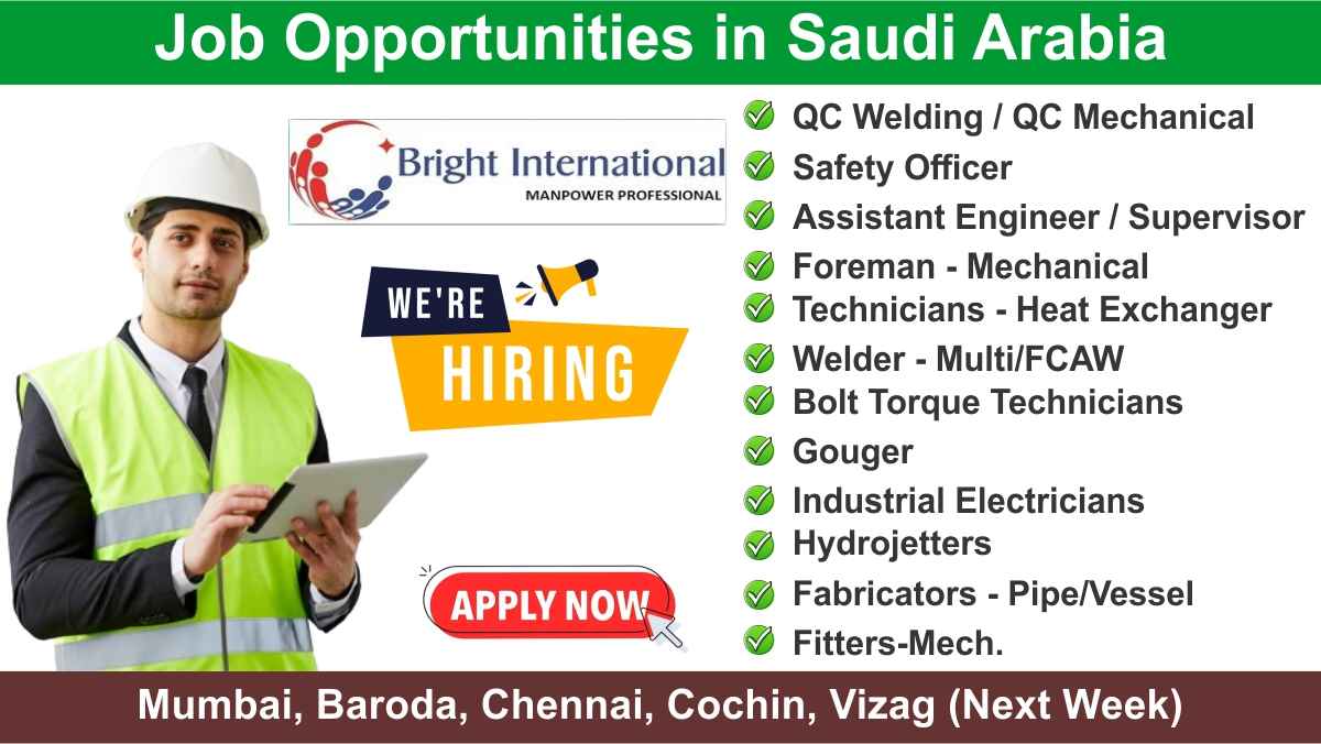 Job Opportunities in Saudi Arabia