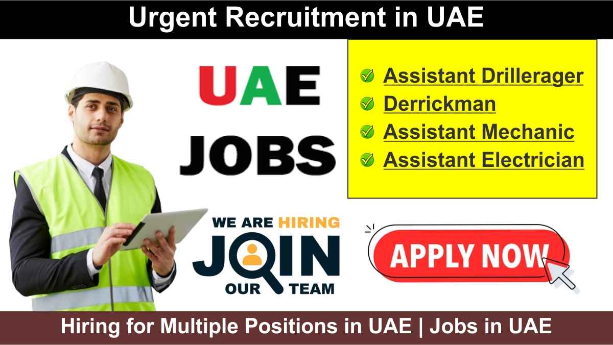 Urgent Recruitment in UAE