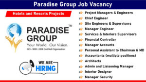 Paradise Group Job Vacancy