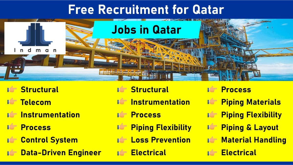 Free Recruitment for Qatar