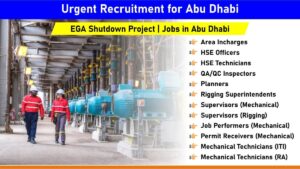 Urgent Recruitment for Abu Dhabi