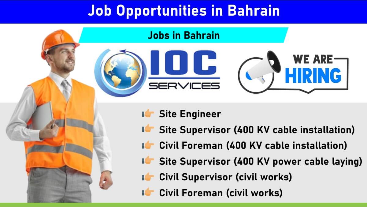 Job Opportunities in Bahrain