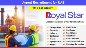 Urgent Recruitment for UAE