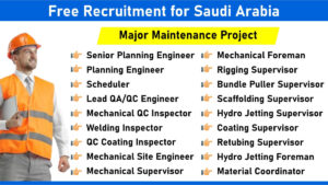 Free Recruitment for Saudi Arabia