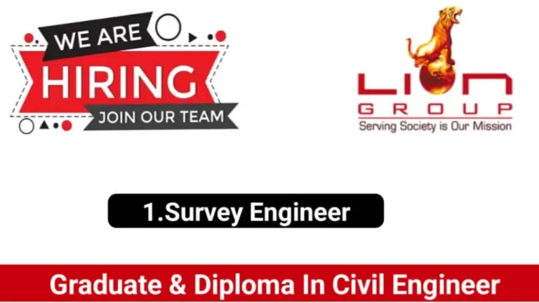 Lion Engineering Consultancy Hiring 2025 | for Survey Engineer