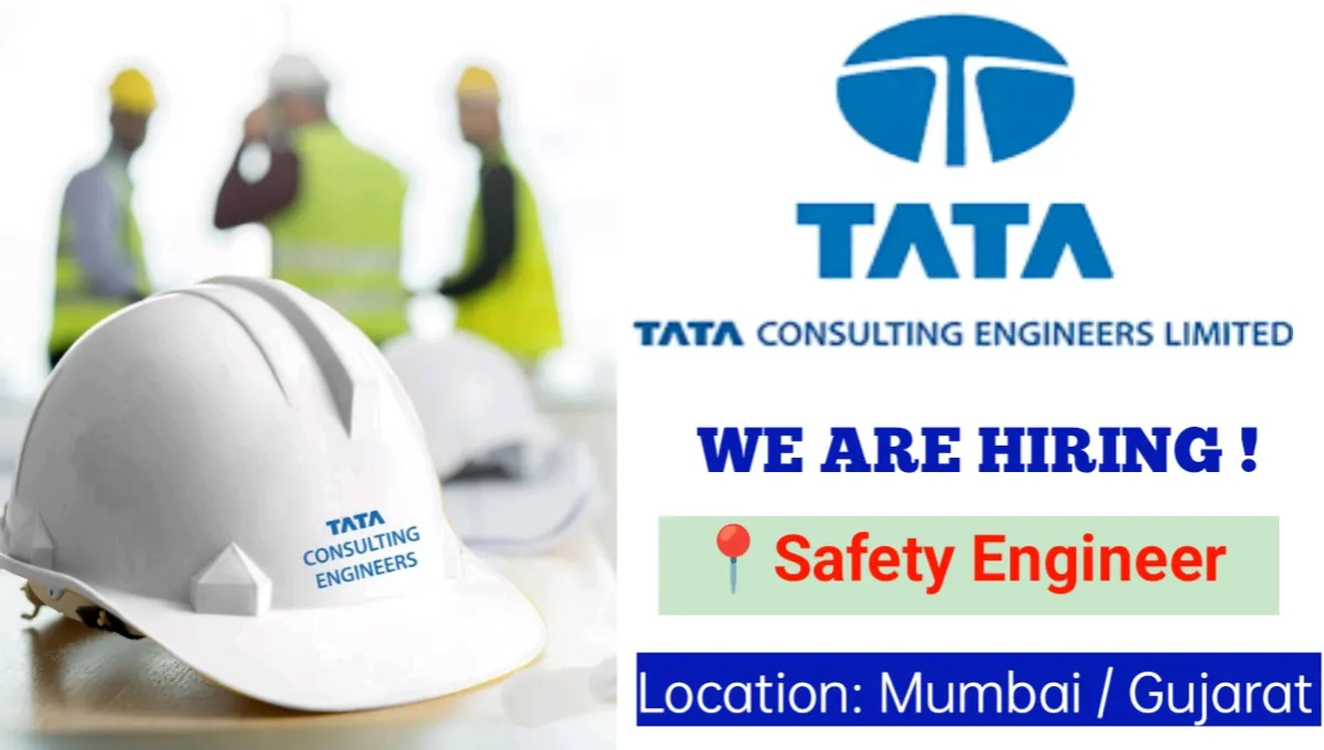 Tata Consulting Engineers (TCE) Hiring – Safety Engineers for Mumbai-Ahmedabad High-Speed Rail Project