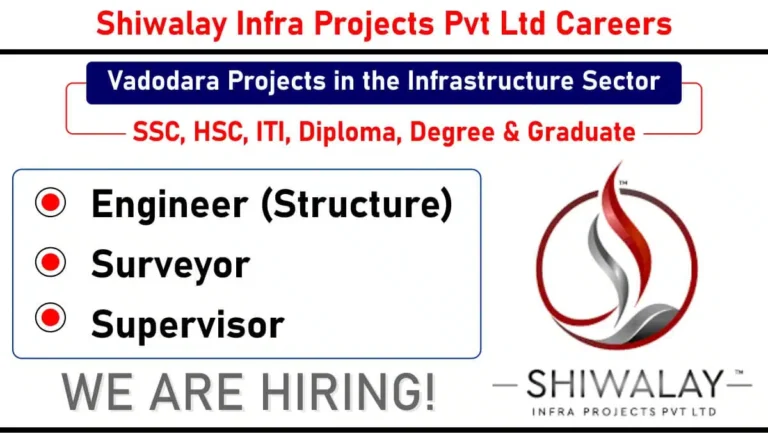 Shiwalay Infra Projects Pvt Ltd Hiring 2025 | For Supervisor, Engineer (Structure), Surveyor