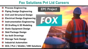 FOX Solutions FZE Latest Hiring 2025 | For EPC Projects, Plant Design, and Engineering Services