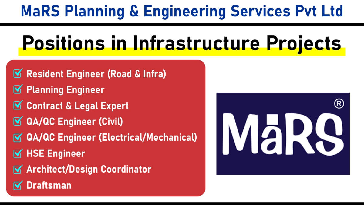 MaRS Planning & Engineering Services Pvt Ltd Vacancy