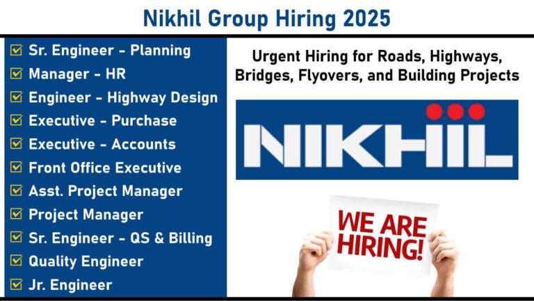 Nikhil Group Hiring 2025