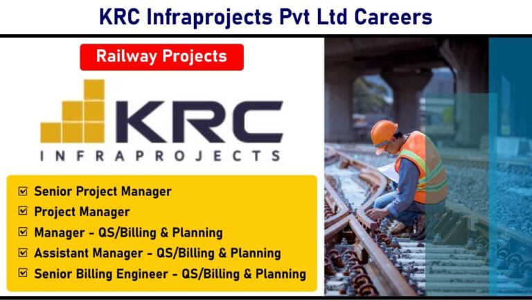 KRC Infraprojects Pvt Ltd Hiring 2025 | for Manager And Engineer