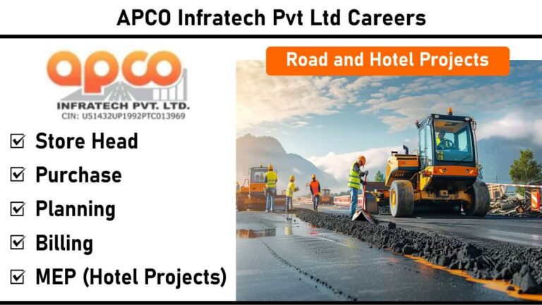 APCO Infratech Pvt Ltd Vacancy