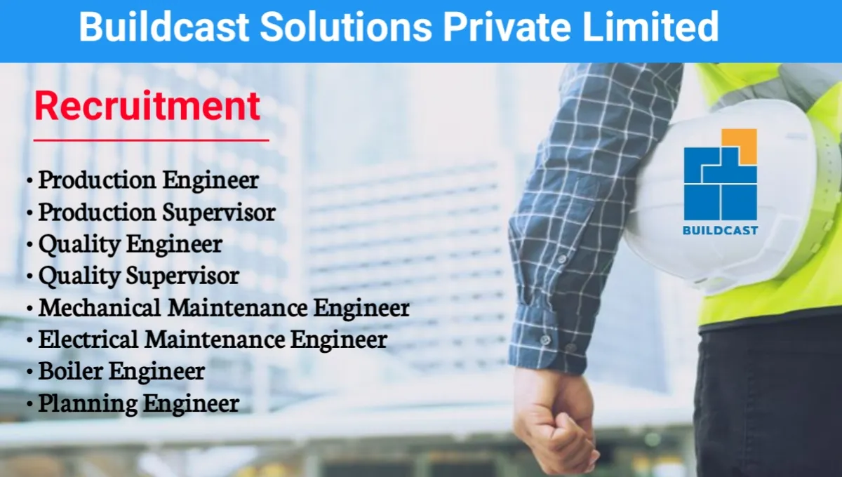Buildcast Solutions Pvt Ltd Latest Walk-In Interview 2025 | For White Collar & Blue Collar professionals | Date: 24th & 25th May 2025