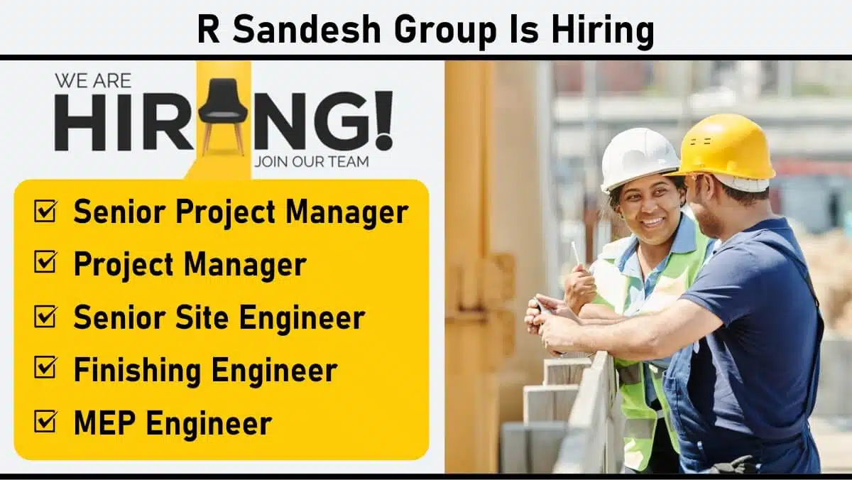 R Sandesh Group Hiring May 2025 | Construction Jobs In Nagpur
