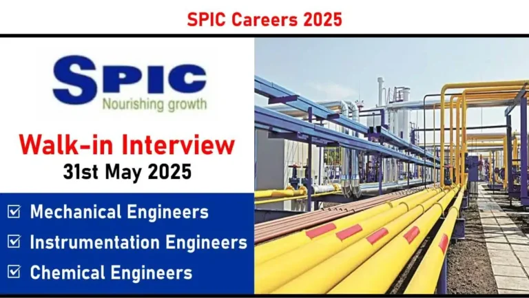 Southern Petrochemical Industries Corporation Hiring May 2025 | For Mechanical Engineers, Instrumentation Engineers And Chemical Engineers