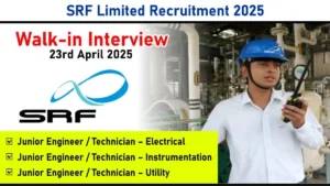 SRF Limited Walk-In Interview 2025 | Chemical Industries Jobs in Dahej, Gujarat