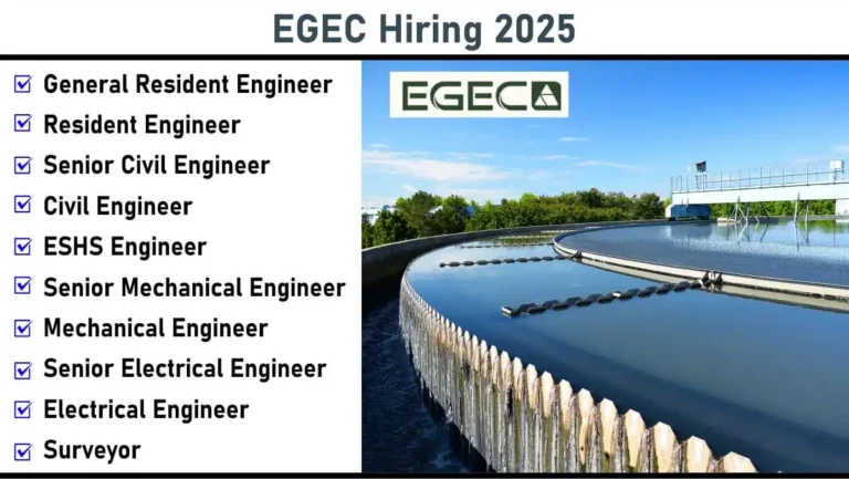 European Geothermal Energy Council Hiring 2025 | for Water & Wastewater Projects in Qena and Sohag