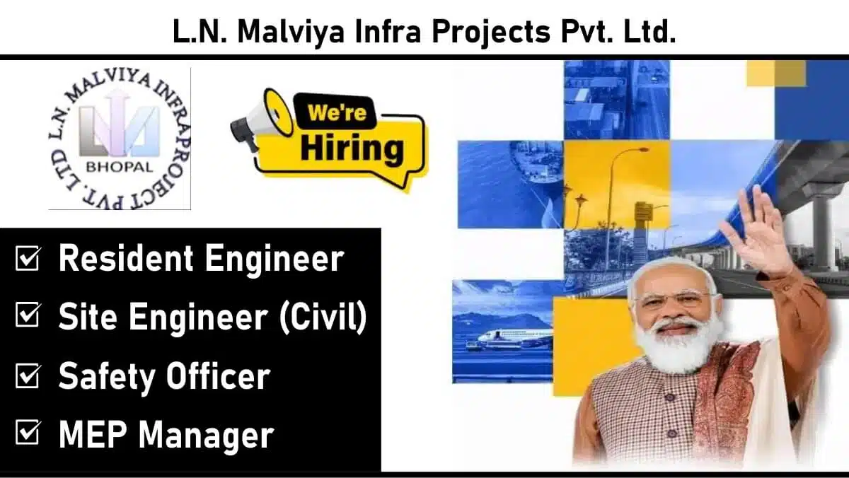 L.N. Malviya Infra Projects Pvt. Ltd Recruitment 2025 | Location: Nanded, Maharashtra (IREPS Aurangabad Project)
