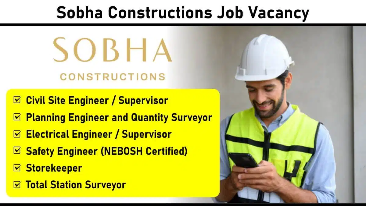 Sobha Constructions Walk-In Interview 2025 | Interview Date: 31st May 2025