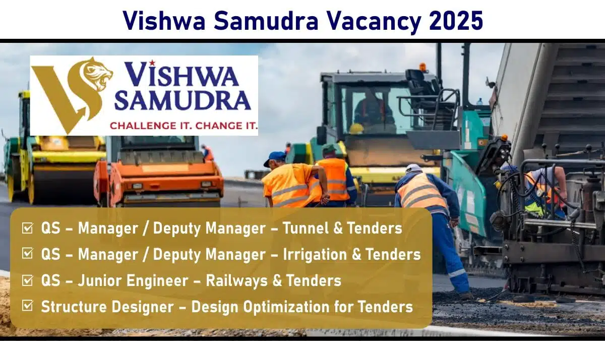 Vishwa Samudra Recruitment 2025 | Location: Hyderabad – Head Office