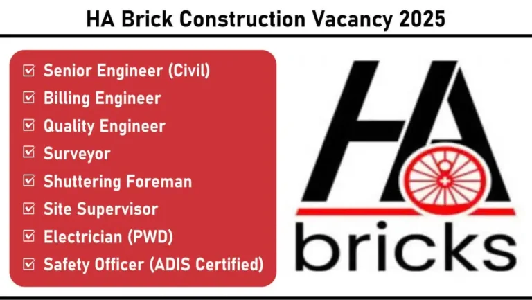 HA Brick Construction Recruitment 2025 | for High-Rise Building Projects in Pune & Mumbai