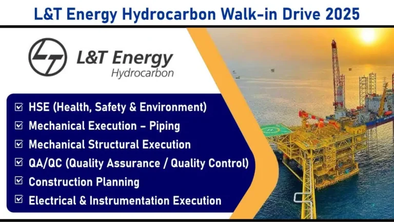 L&T Energy Hydrocarbon Walk-in Drive May 2025 | Date: Sunday, 1st June 2025