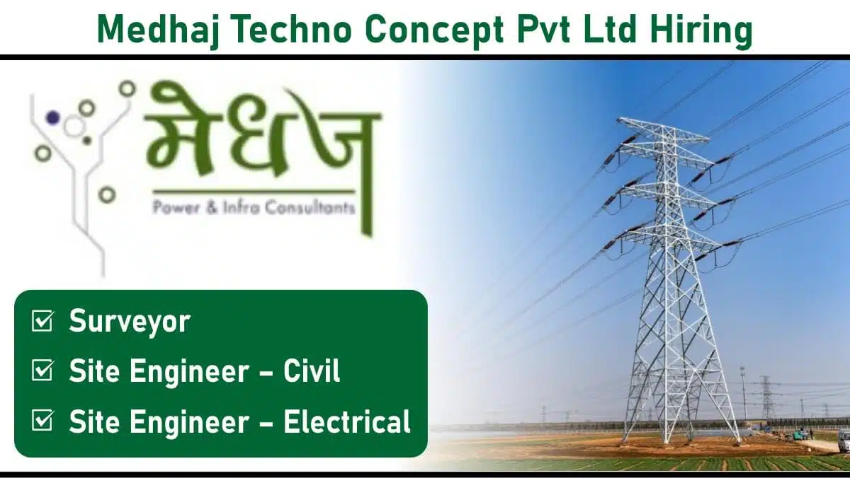 Medhaj Techno Concept Pvt Ltd Hiring 2025 | Construction Jobs In Jharkhand