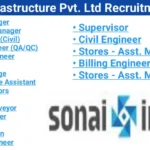 Sonai Infrastructure Pvt. Ltd Vacancy 2025 | Store Keeper Jobs Near Me