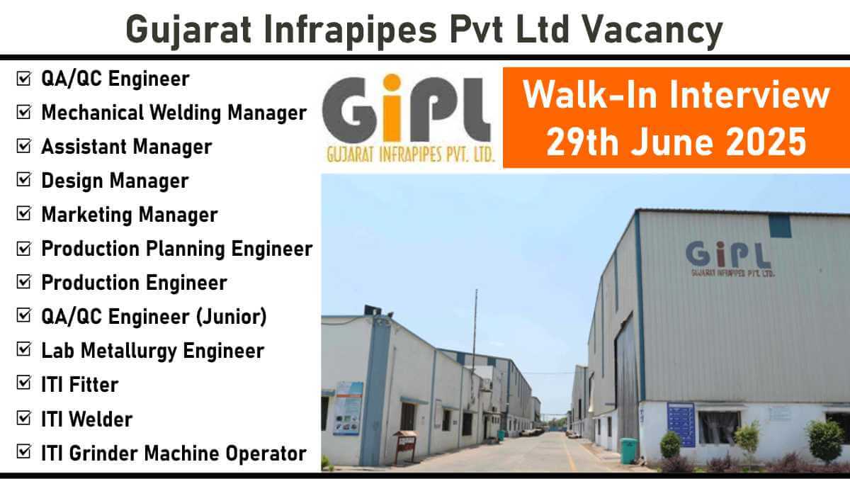 https://constructionplacement.org/gujarat-infrapipes-pvt-ltd-vacancy/