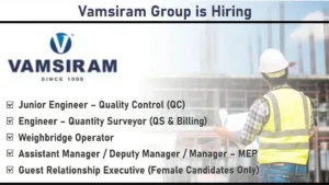 Bhanwariya Infra Projects Pvt Ltd Vacancy 2025 | For Site Engineer, Store Incharge |  Project Location: Bikaner, Rajasthan