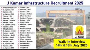 J Kumar Infrastructure Hiring July 2025 | Construction Jobs In Delhi