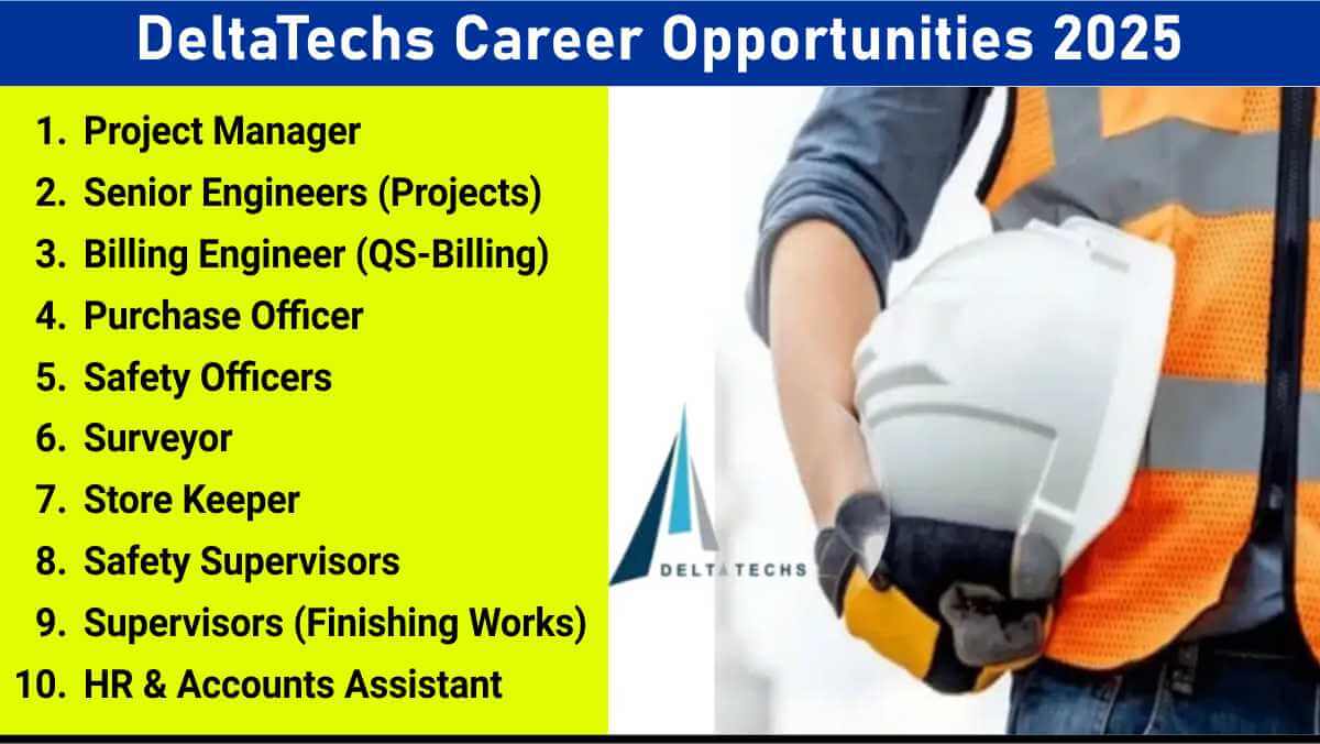 DeltaTechs Hiring September 2025 | For Western, Central, Mumbai Suburban, Navi Mumbai, Lonavala, and Pune regions